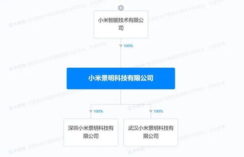 小米在武汉深圳成立景明科技公司,含汽车销售服务