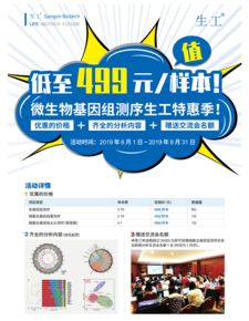 微生物基因组测序仅499元起 生工生物引领生命科学服务新篇章